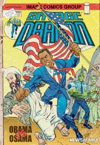 Variant cover van Savage Dragon #145, door Erik Larsen