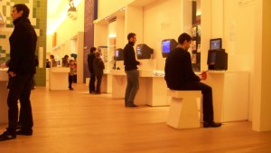 Gameliefhebbers in het Grand Palais