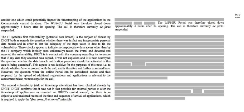 Left: original text. Right: the redacted text